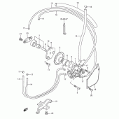 Схема вузла: Масляний насос для Suzuki RGV250