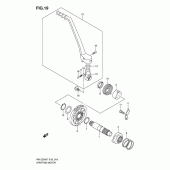 Схема вузла: Кікстартер для Suzuki RM-Z250