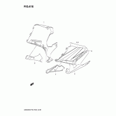 Схема вузла: Нижній обтічник (Gs500fk4) для Suzuki GS500