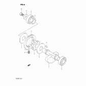 Схема узла: Балансировочный вал для Suzuki DR250