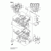 Схема узла: Картер двигателя для Suzuki GSX1300 Hayabusa