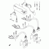 Схема вузла: Електроустаткування (Model k1/k2/k3/k4) для Suzuki RM250