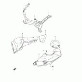 Схема вузла: Кріплення обтічників для Suzuki GSX-R1000