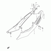 Схема вузла: Бічні панелі (Model v) для Suzuki GS500