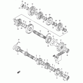 Схема вузла: Трансмісія для Suzuki GSX-R750