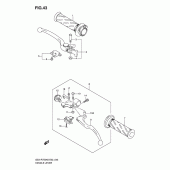 Схема вузла: Ручки керма для Suzuki GSX-R750