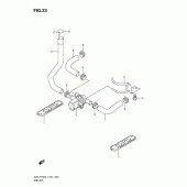 Схема вузла: Система індукції повітря для Suzuki GSX-R750