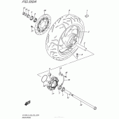 Схема узла: Заднее колесо для Suzuki VZ1500 Boulevard M90