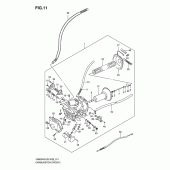 Схема узла: Карбюратор (Front) для Suzuki VS800 Boulevard S50