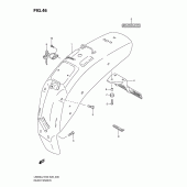 Схема вузла: Заднє крило Suzuki LS650 Boulevard S40