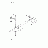 Схема вузла: Рульовий демпфер (Model n/p) для Suzuki GSX-R750