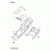 Схема узла: Заднее крыло для Suzuki GSX-R750