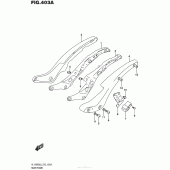 Схема вузла: Кронштейн заднього крила Suzuki VL1500 Boulevard C90 BOSS