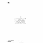 Схема узла: Ремкомплект прокладок двигателя для Suzuki DR-Z125 DR-Z125