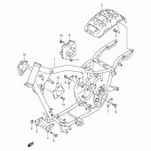 Схема вузла: Рама для Suzuki VL125 Intruder LC