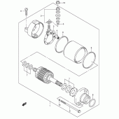 Схема вузла: Електричний стартер для Suzuki GSX-R600