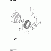 Схема вузла: Статор & Ротор Suzuki VL800 Boulevard C50 BOSS