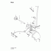 Схема вузла: Масляний насос для Suzuki TF125