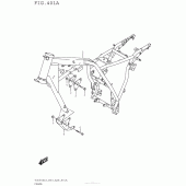 Схема вузла: Рама для Suzuki TU250