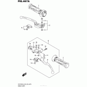 Схема вузла: Ручки керма для Suzuki GSX-R600