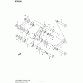 Схема узла: Рычаг прогрессии для Suzuki DR-Z400 DR-Z400S
