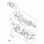 Схема вузла: Генератор для Suzuki GSX600 Katana
