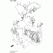 Схема вузла: Throttle Body (Vz1500L5 E33) для Suzuki VZ1500 Boulevard M90