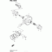 Схема узла: Коленчатый вал & Поршень для Suzuki UH200 Burgman