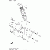 Схема вузла: Важіль прогресії (Dr650Sel5 E03) для Suzuki DR650 DR650SE