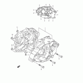 Схема узла: Картер двигателя для Suzuki RV125