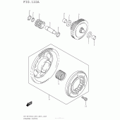 Схема вузла: Привід стартера для Suzuki DR-Z400 DR-Z400S