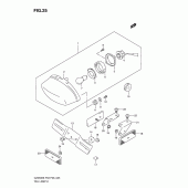 Схема узла: Задний фонарь (Стоп-сигнал) для Suzuki GZ250 Marauder