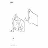 Схема вузла: Клапанна кришка Suzuki AN400 Burgman (EU analogue of SkyWave)