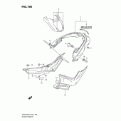 Схема узла: Заднее крыло (Vzr1800zufl2 e19) для Suzuki VZR1800 Intruder M1800R/ Boulevard M109R