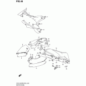 Схема узла: Приборная панель для Suzuki GSX1300 Hayabusa