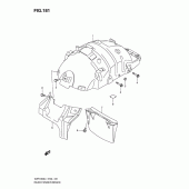 Схема узла: Задний подкрылок для Suzuki VZR1800 Intruder M1800R/ Boulevard M109R