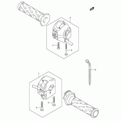 Схема узла: Пульт управления рулевой (Sv1000s/s1/s2) для Suzuki SV1000