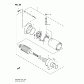 Схема вузла: Стартер електричний для Suzuki VZR1800 Intruder M1800R/ Boulevard M109R