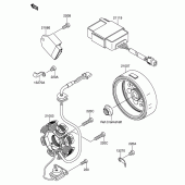 Схема вузла: Генератор для Suzuki DR-Z110