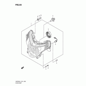 Схема узла: Фара (Gsf650sul1 e21) для Suzuki GSF650 Bandit S