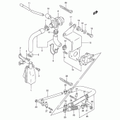 Схема вузла: Система індукції повітря (E18, e39 f.no.vs52a-100508) для Suzuki VS800 Intruder 800