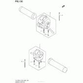 Схема вузла: Пульт управління рульовий (Vl1500Bl4 E28) для Suzuki VL1500 Boulevard C90 BOSS