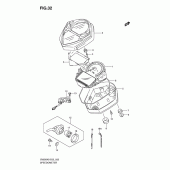 Схема узла: Спидометр (Sv650sk8/sk9/suk8/suk9/sl0/sul0) для Suzuki SV650