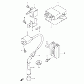 Схема вузла: Електроустаткування для Suzuki DR-Z400 DR-Z400E