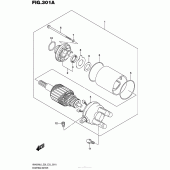 Схема вузла: Стартер електричний для Suzuki AN400 Burgman (EU analogue of SkyWave)