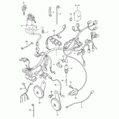 Схема вузла: Електропроводка для Suzuki RF900