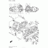 Схема вузла: Картер двигуна для Suzuki AN650 Burgman (EU analogue of SkyWave)