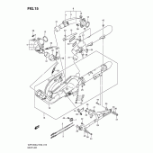 Схема вузла: Вихлопна система Suzuki VZR1800 Intruder M1800R/ Boulevard M109R