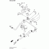 Схема вузла: Система вентиляції бензобака (Sfv650Al5 E33) для Suzuki SFV650 Gladius