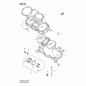 Схема узла: Спидометр для Suzuki DL650 V-Strom